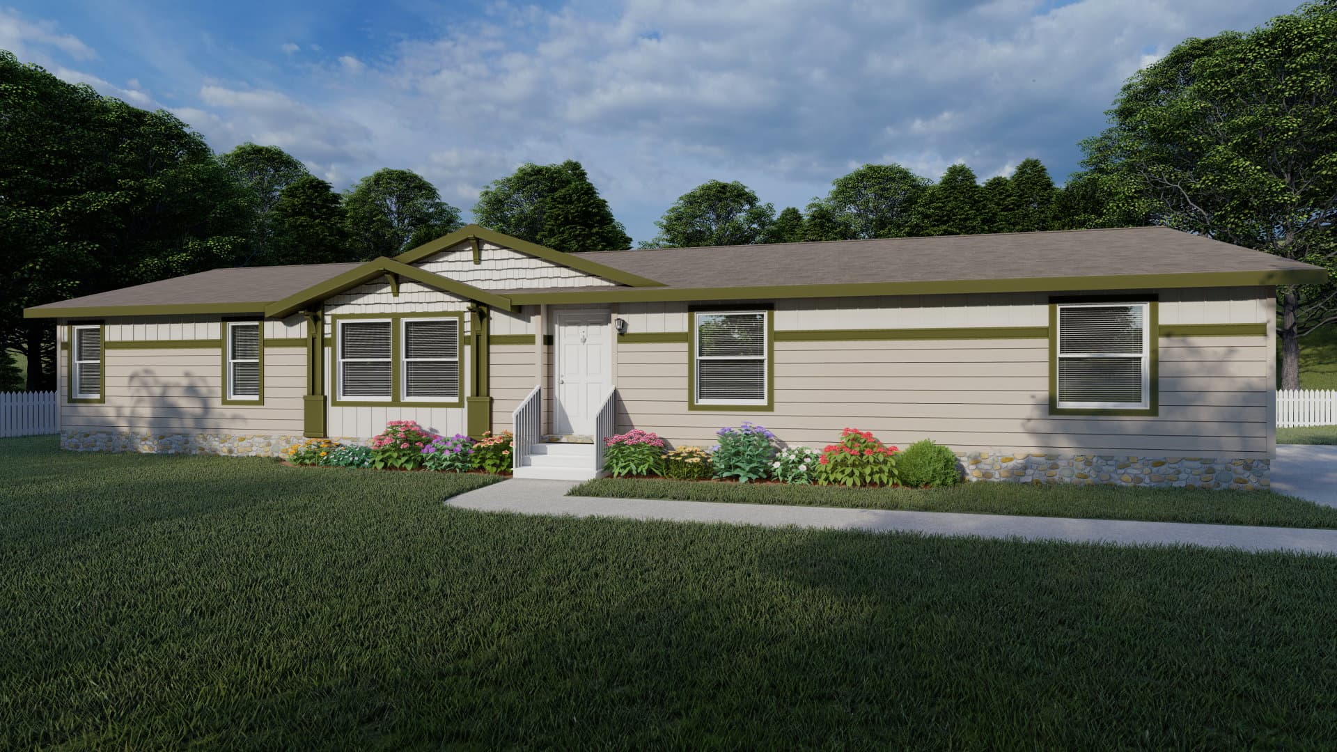 Majestic collection 9596-s hero, elevation, and exterior home features