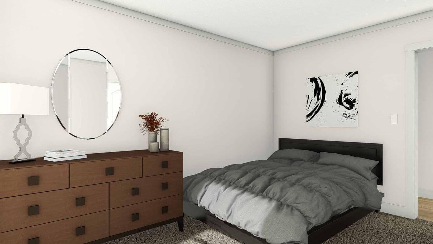 Free bird bedroom home features