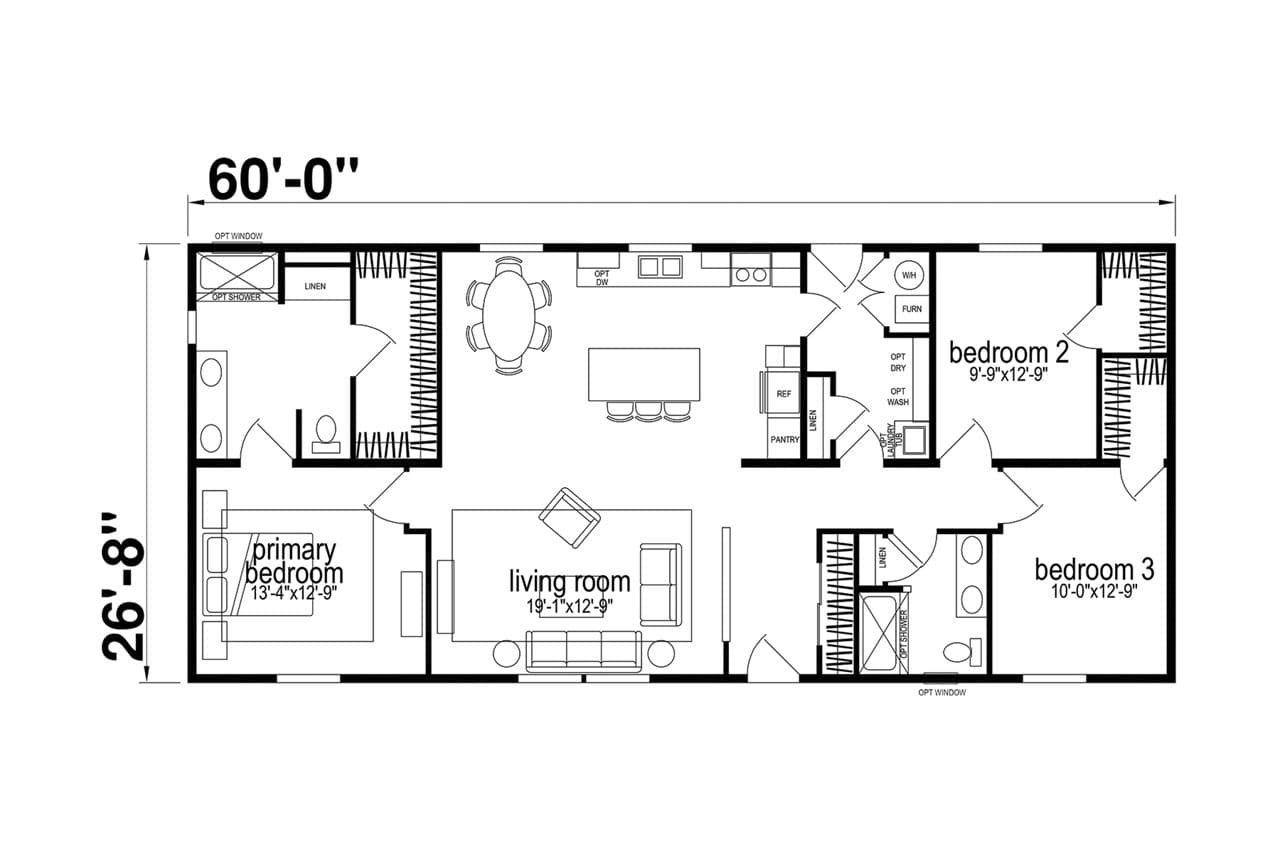 Hillcrest g865 floor plan home features